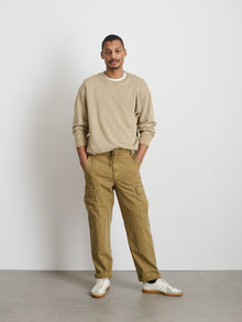 Men | Pull On Cargo Pant | Canvas Khaki
