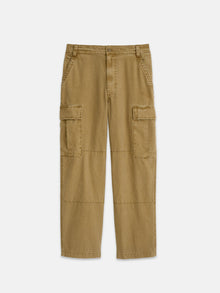 Men | Pull On Cargo Pant | Canvas Khaki