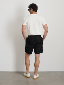 Men | Irving Shorts | Washed Nylon Black