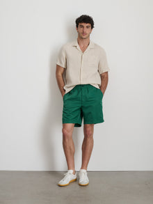 Men | Irving Shorts | Washed Nylon Green