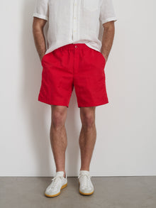 Men | Irving Shorts | Washed Nylon Red
