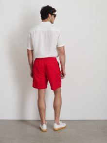 Men | Irving Shorts | Washed Nylon Red