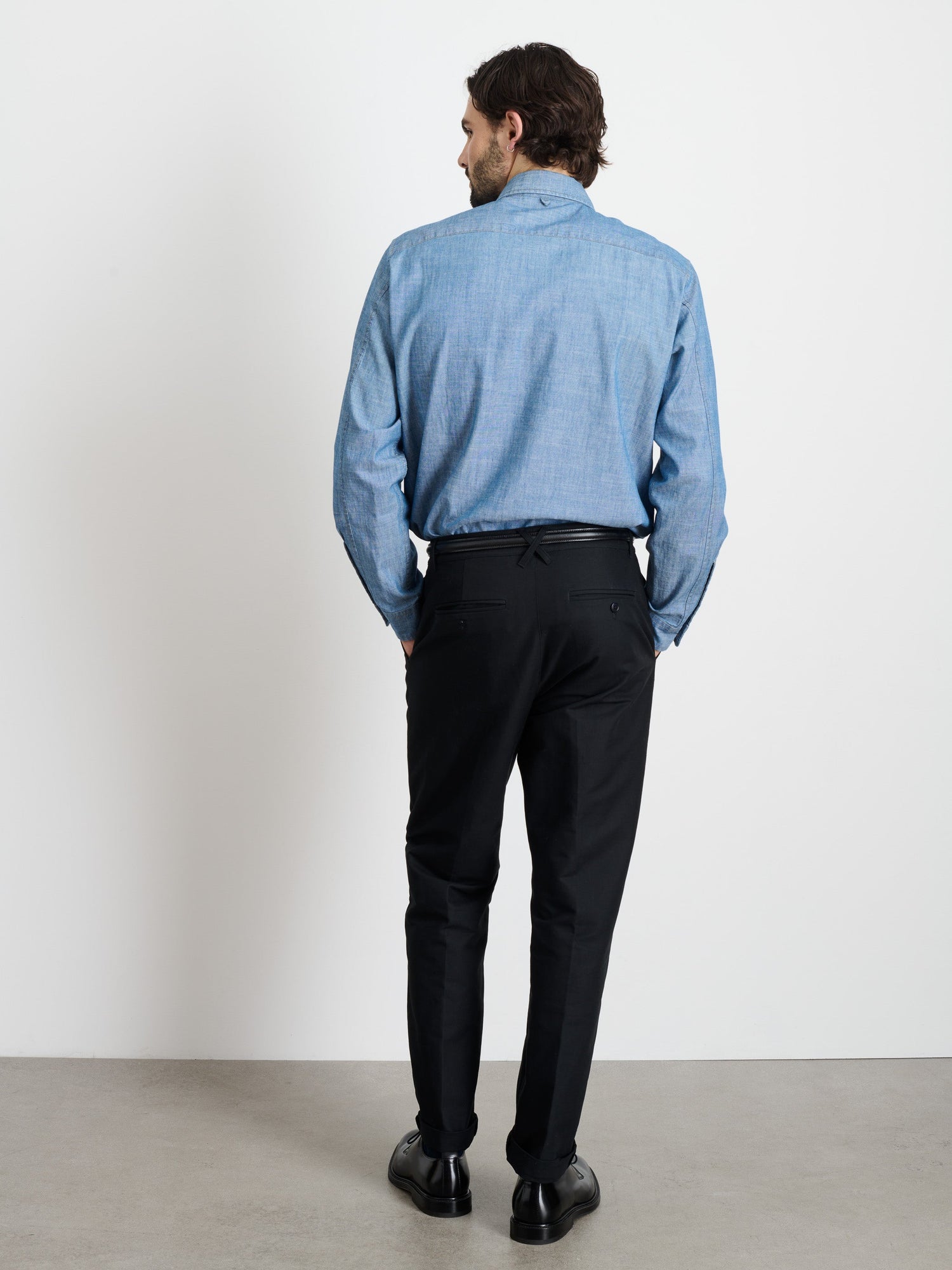 Men | Grant Trouser | Cotton Twill Anthracite