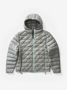 Man PACKABLE DOWN JACKET - Slate Gray - flat lay