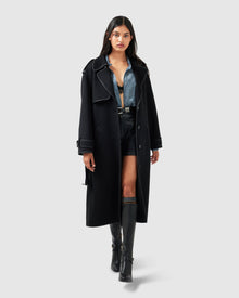 Million Reasons Belted Coat | Women | Black