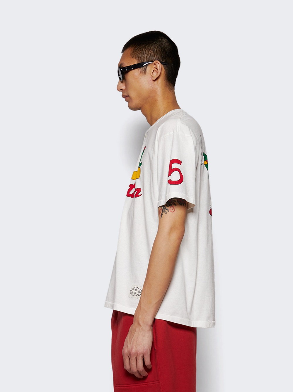 Men | Bode | Reptile Rec Tee | Cream