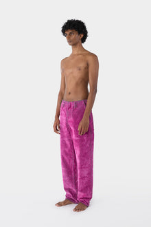 Straight Pants | Men | Fuchsia