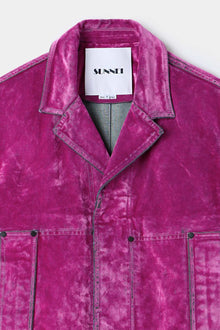 Utility Blazer | Men | Fuchsia