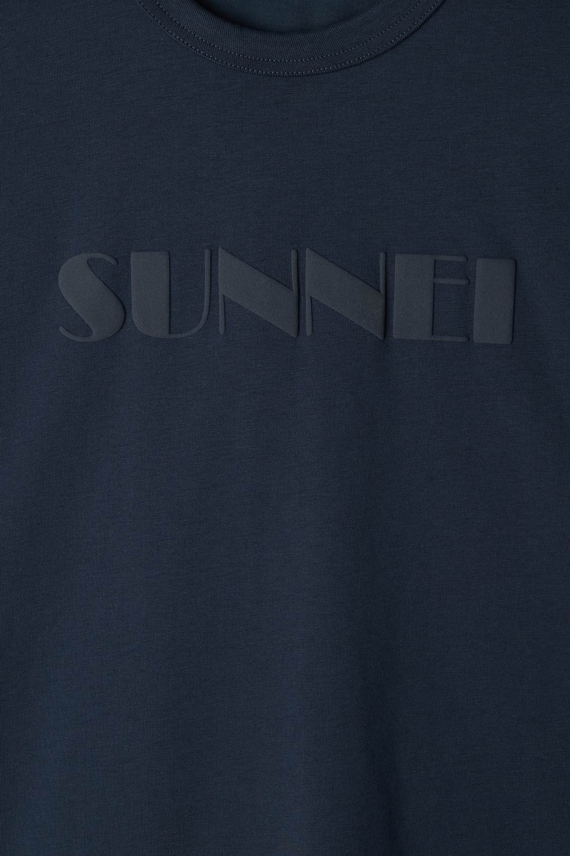 Unisex | Big Logo Sprayed T-Shirt | Dark Blue