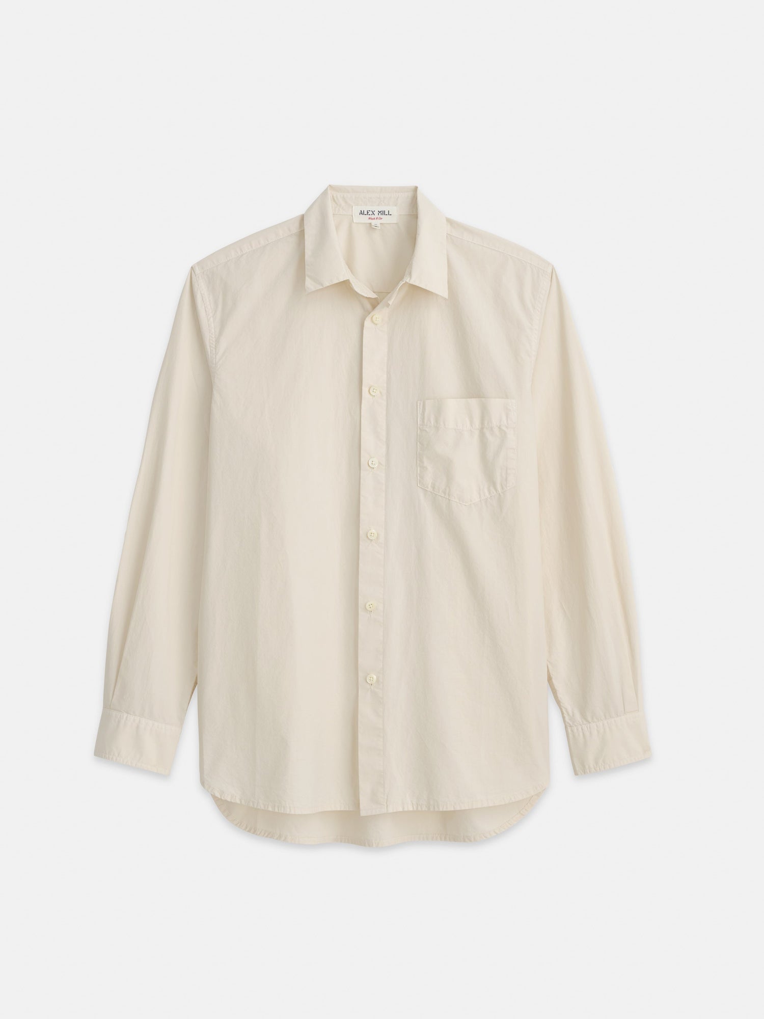 Men | Easy Shirt | Cotton Poplin Stone