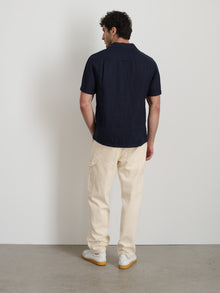 Unisex | Camp Shirt | Linen Dark Navy