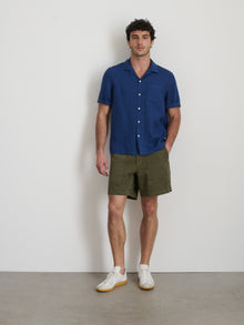 Unisex | Camp Shirt | Linen French Navy
