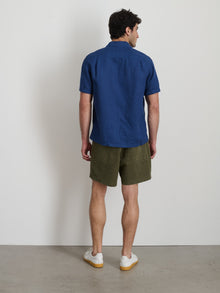 Unisex | Camp Shirt | Linen French Navy
