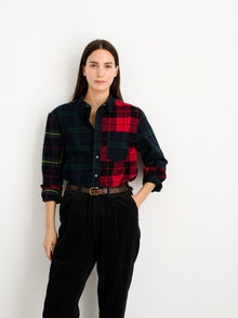 Unisex | Mixed Tartan Shirt | Mixed Tartan