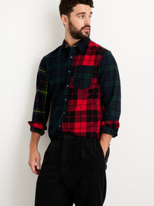 Unisex | Mixed Tartan Shirt | Mixed Tartan