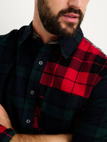 Unisex | Mixed Tartan Shirt | Mixed Tartan