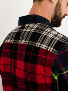 Unisex | Mixed Tartan Shirt | Mixed Tartan