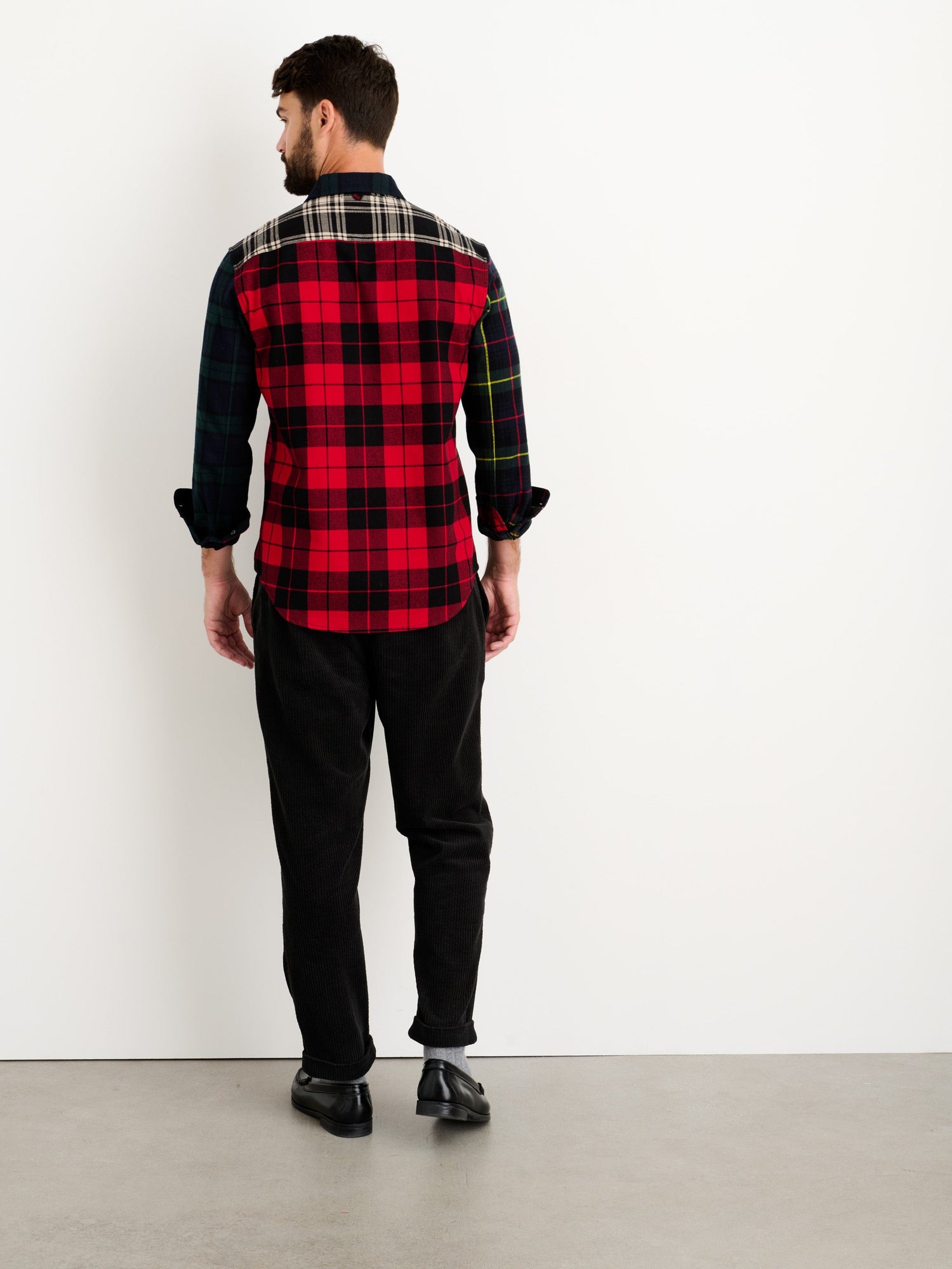 Unisex | Mixed Tartan Shirt | Mixed Tartan