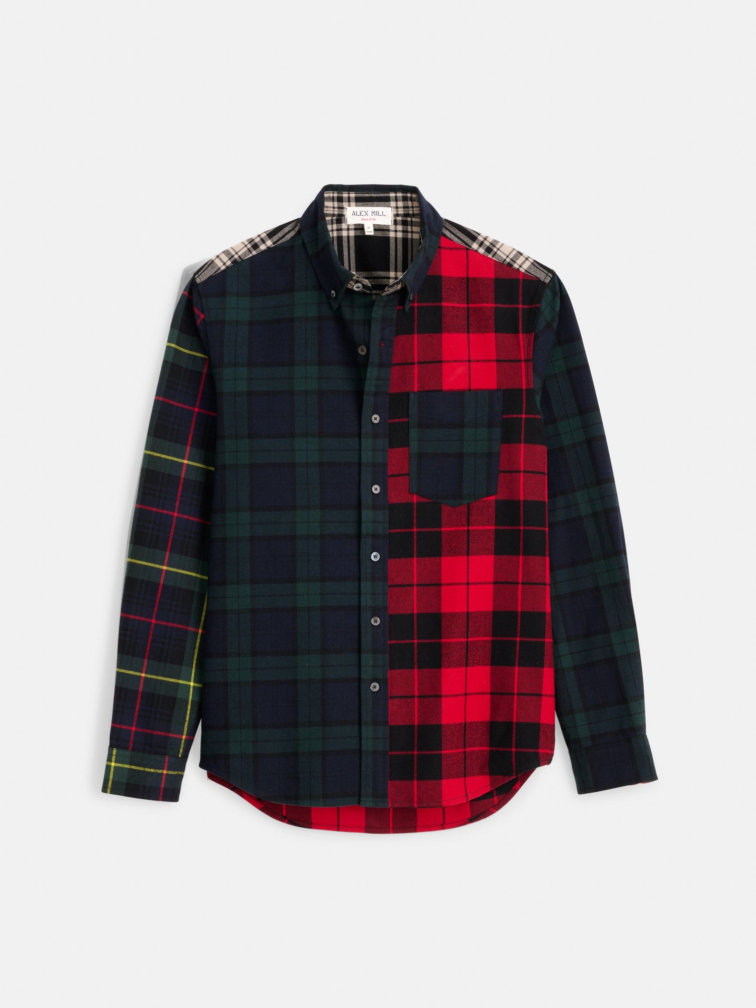 Unisex | Mixed Tartan Shirt | Mixed Tartan