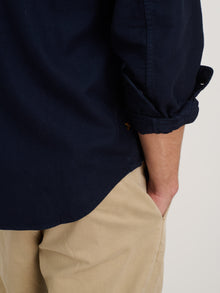 Unisex | Highland Shirt | Chamois Navy