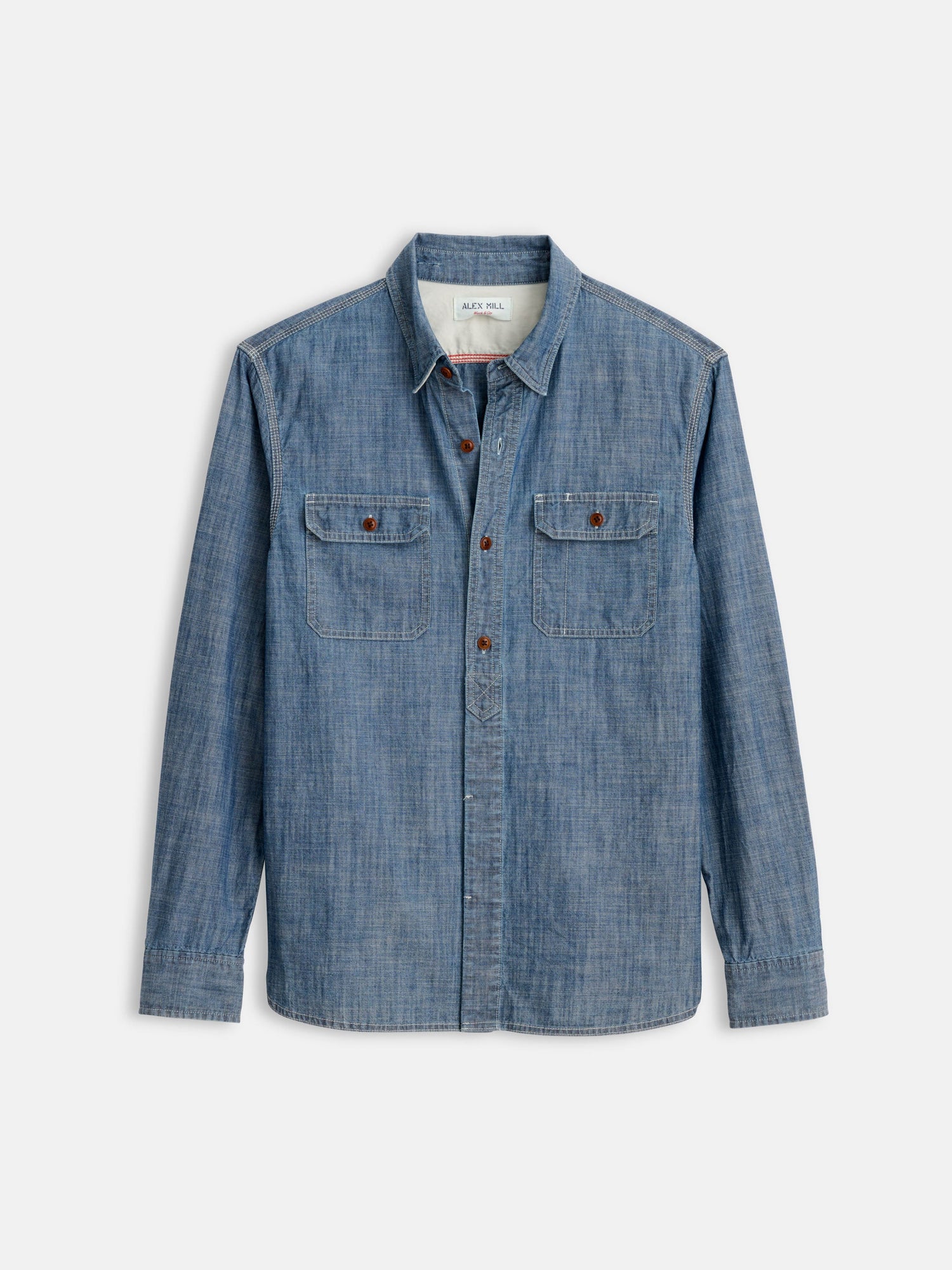 Men | Work Shirt | Chambray Light Wash