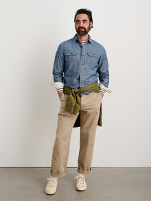 Men | Work Shirt | Chambray Light Wash