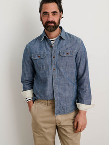 Men | Work Shirt | Chambray Light Wash