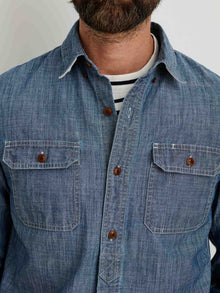 Men | Work Shirt | Chambray Light Wash
