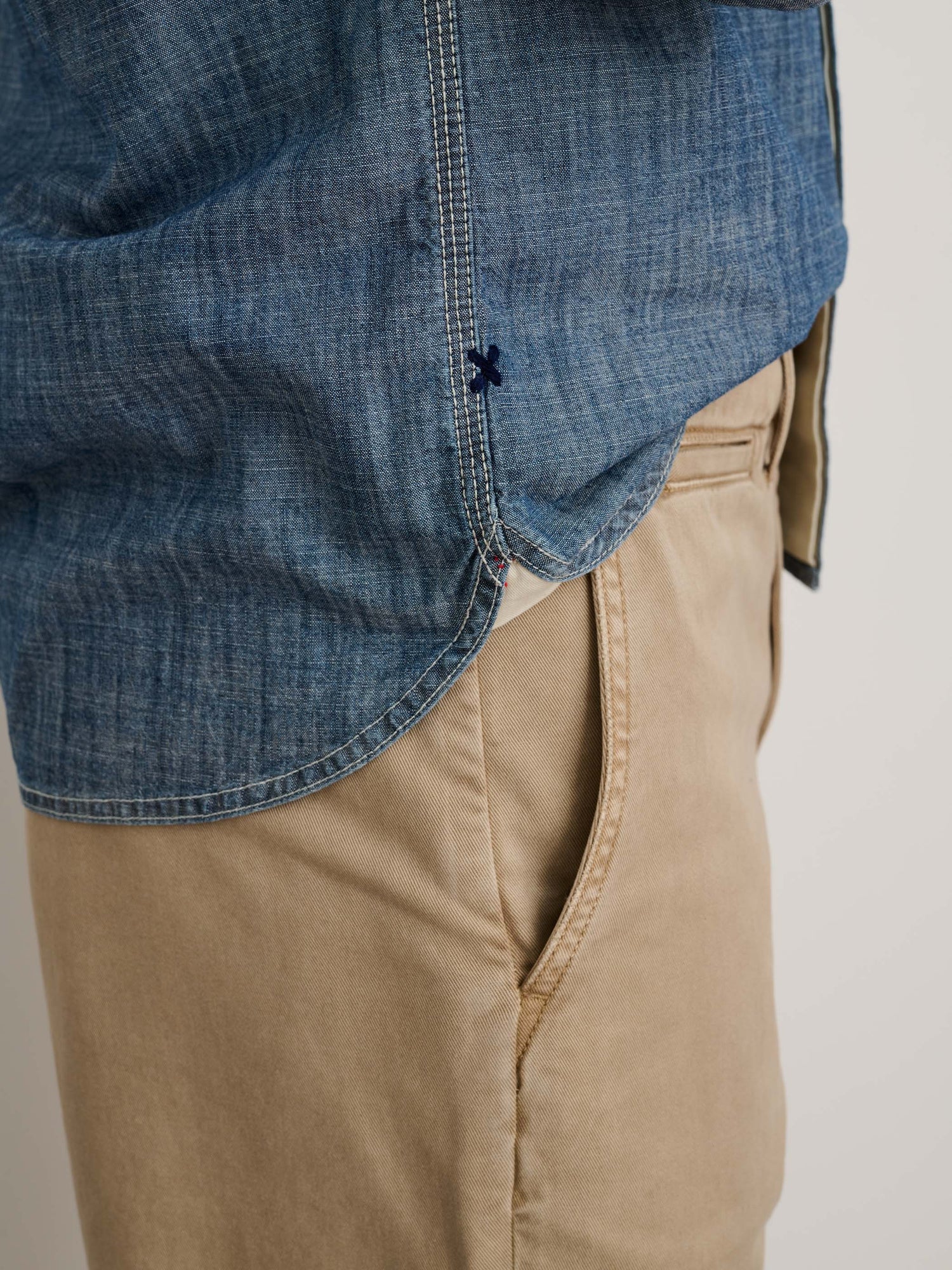 Men | Work Shirt | Chambray Light Wash