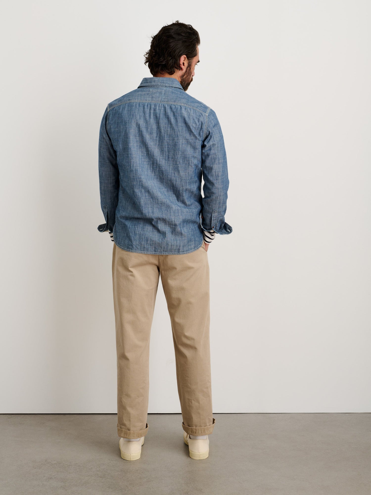 Men | Work Shirt | Chambray Light Wash