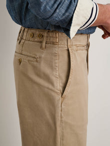 Men | Straight Leg Pant | Vintage Washed Chino Faded Khaki