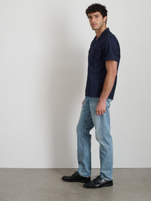 Men | Utility Camp Shirt | Lightweight Twill Dark Navy