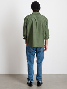 Men | Leo Popover | Paper Cotton Faded Olive