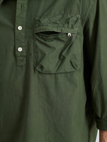 Men | Leo Popover | Paper Cotton Faded Olive
