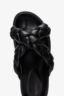 Ridley Braided Sandals | Black