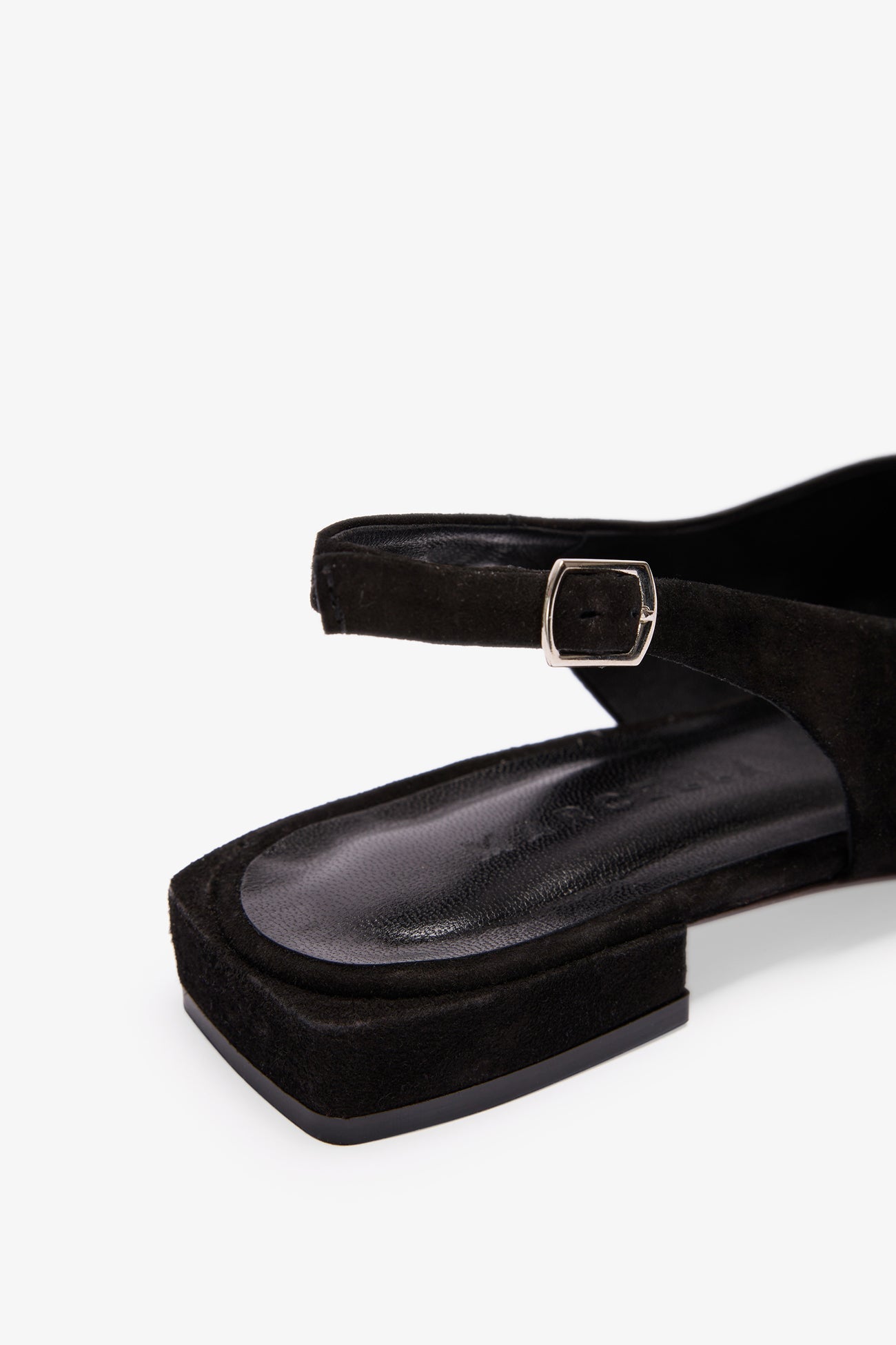 Jeanne Flats | Black Suede