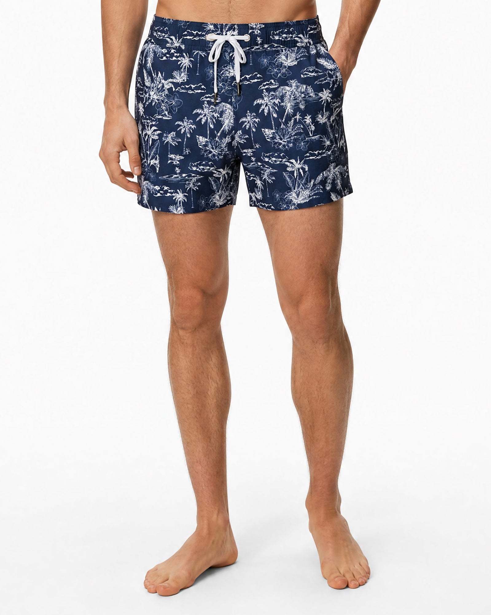 Mens | Stretch Volley Swim Short 5" | Marine Palm Beach