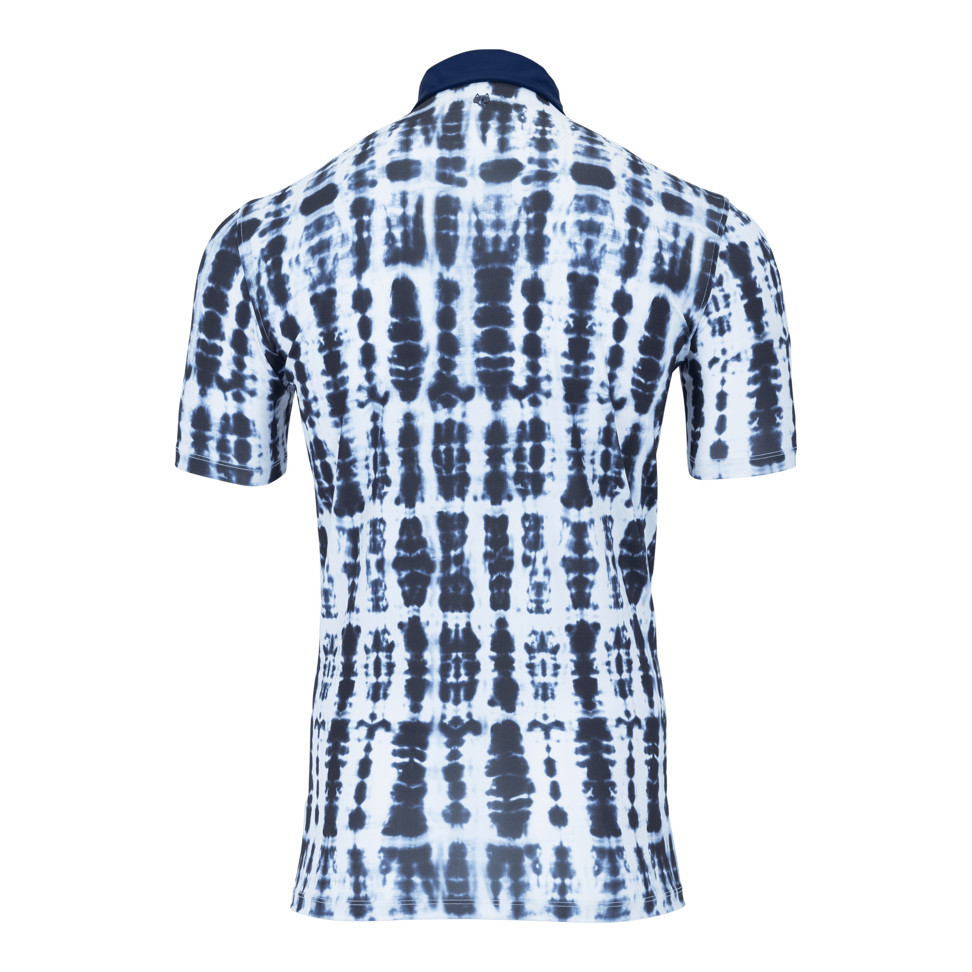 Men | Shibori Polo | Maltese Blue