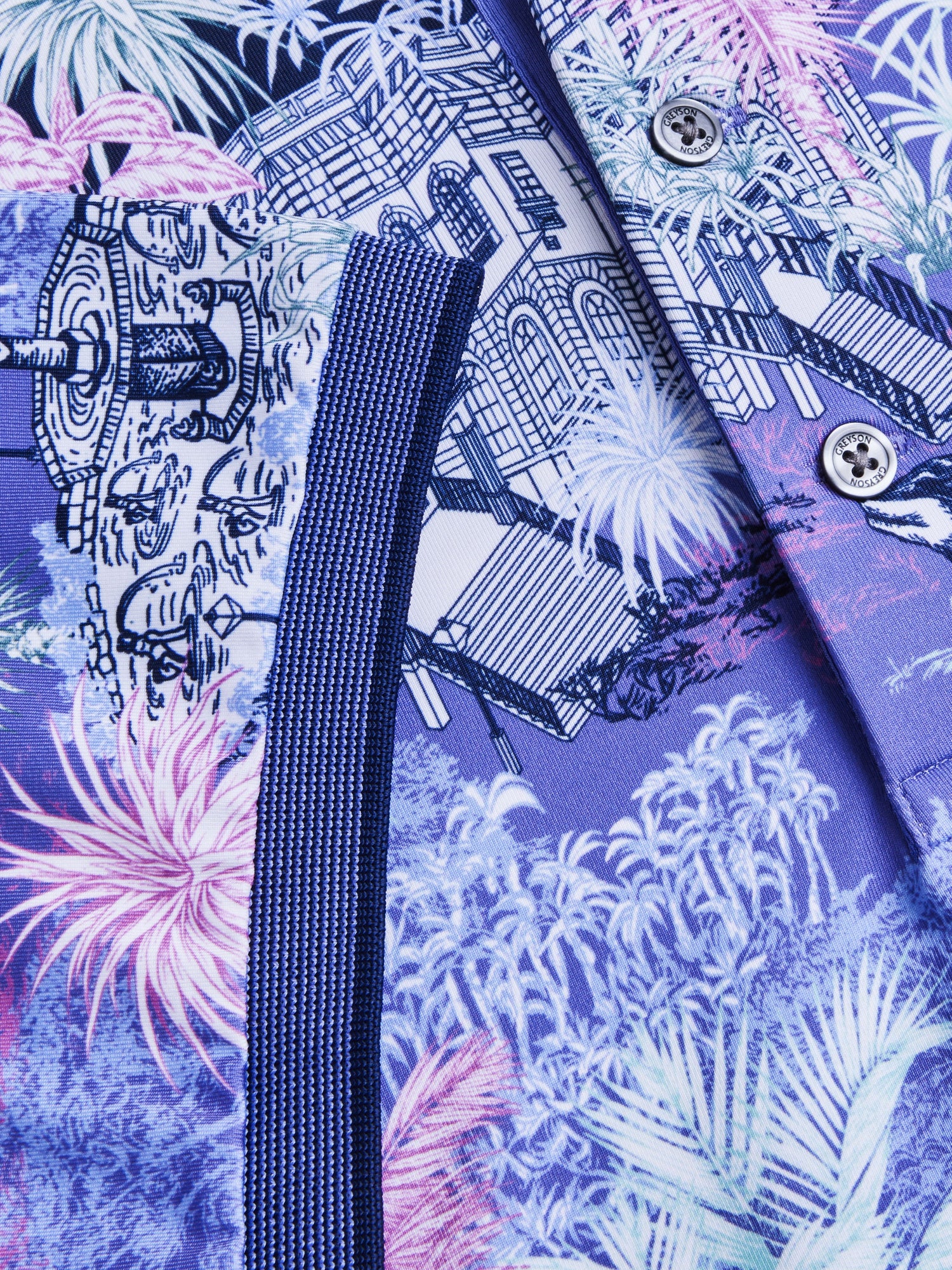 Men | Savannah Nights Polo | Kingfisher