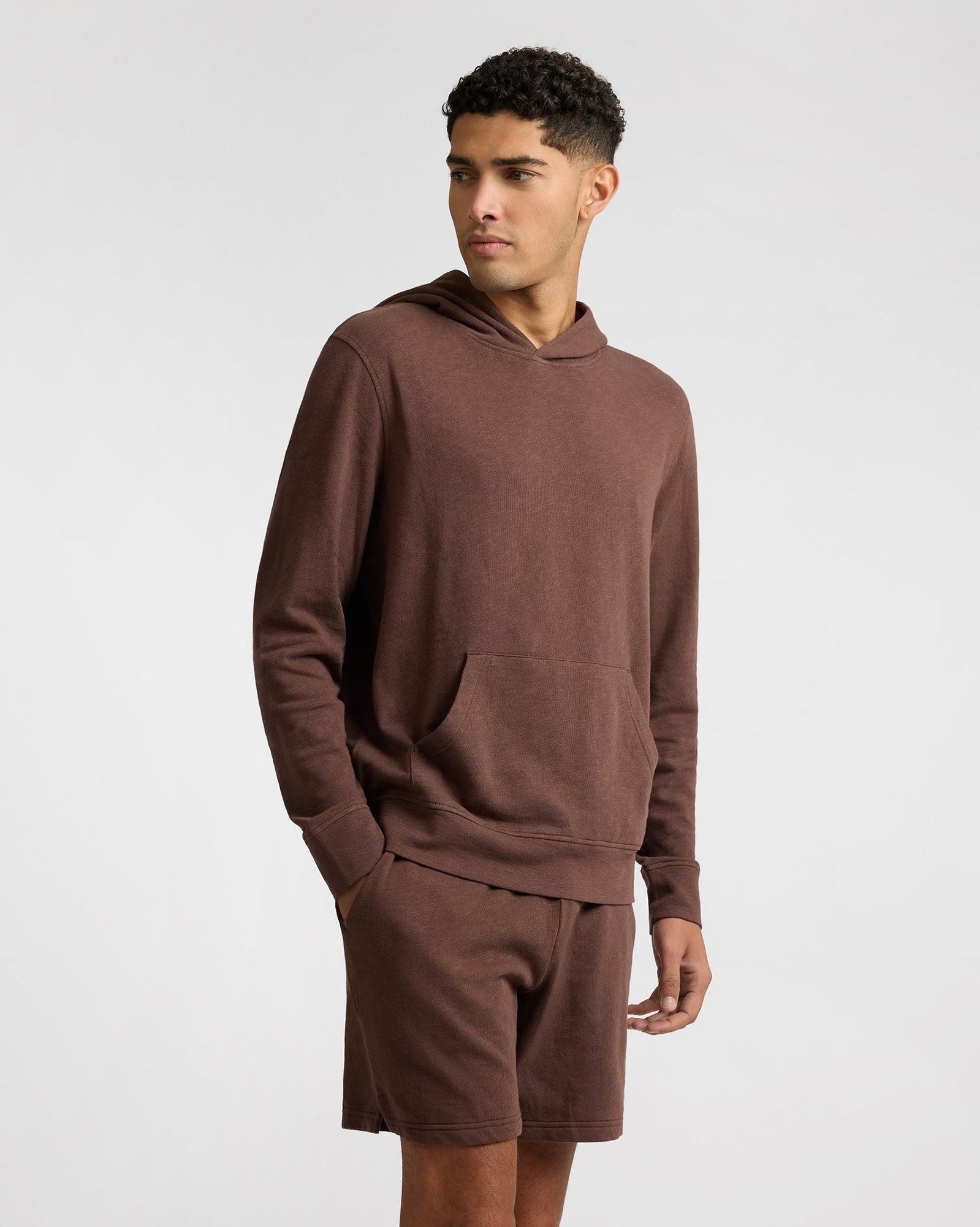 Mens | Slub Terry Hoodie | Java