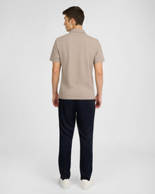 Mens | Short Sleeve Pique Polo | Cashew