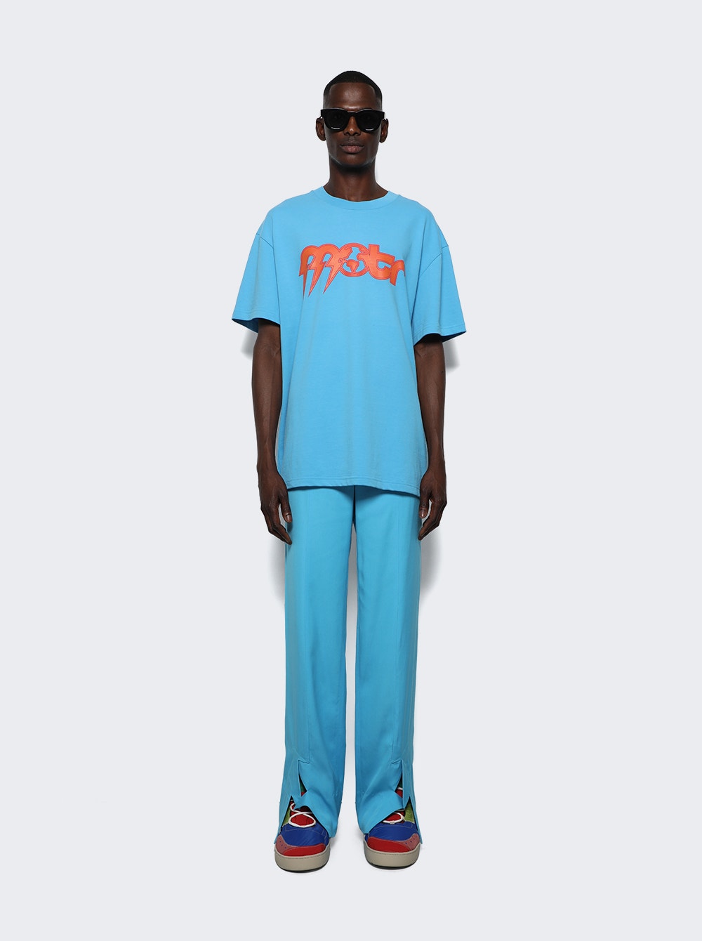 Members of The Rage | Logo T-shirt Turquoise | Blue