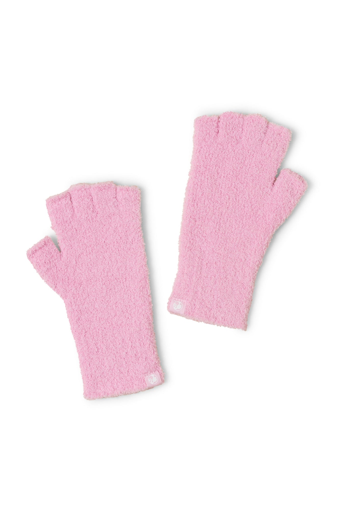 Womens | Cozychic Barbie Fingerless Gloves | Barbie Pink