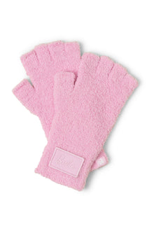 Womens | Cozychic Barbie Fingerless Gloves | Barbie Pink