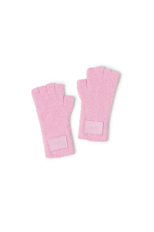 Kids | CozyChic Barbie Fingerless Gloves | Barbie Pink