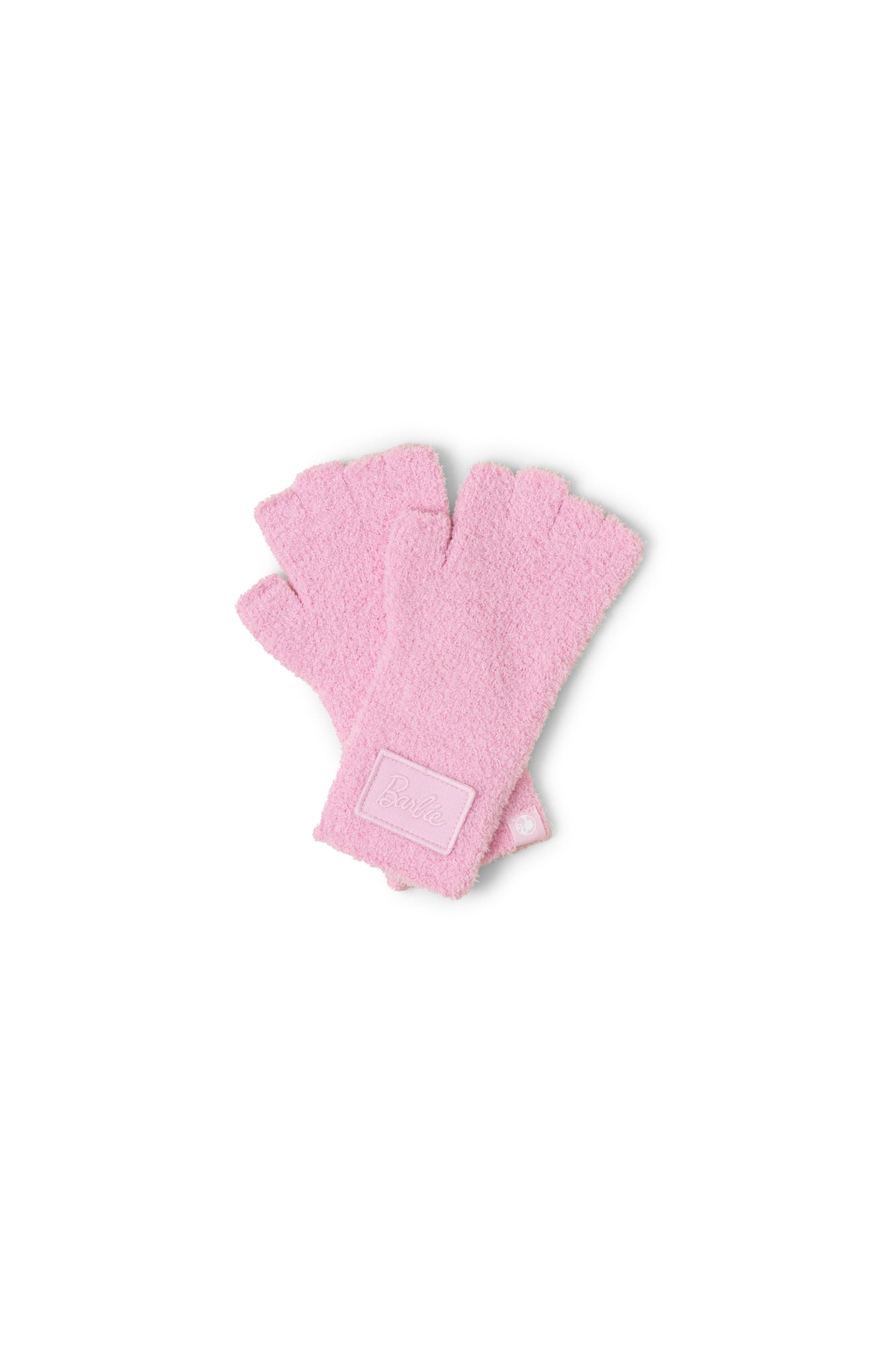 Kids | CozyChic Barbie Fingerless Gloves | Barbie Pink
