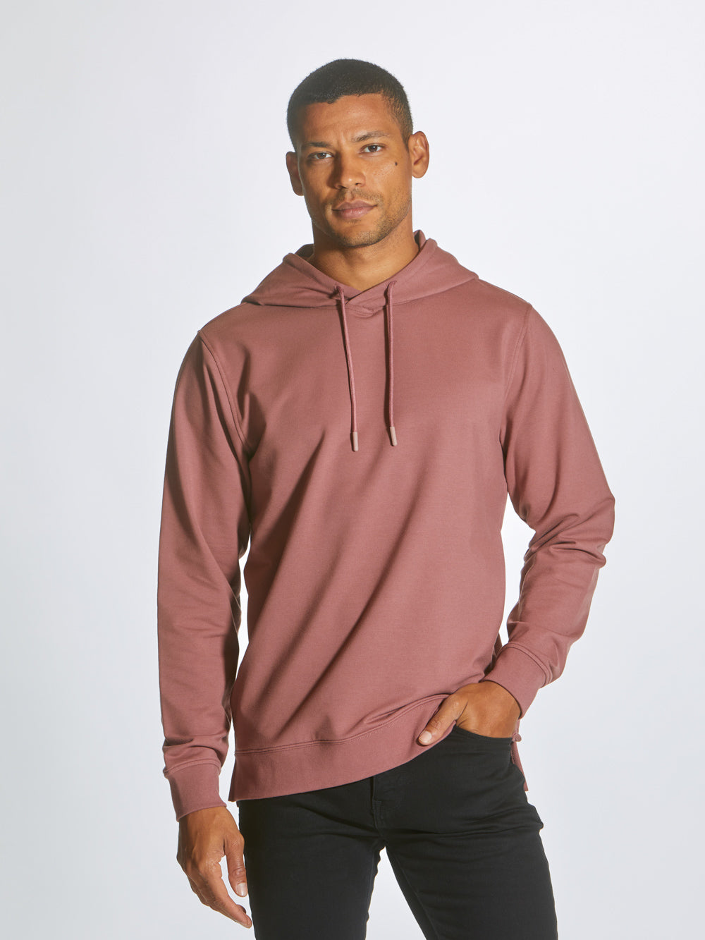 Mens | Hyperloop Hoodie Split-Hem | Mulberry