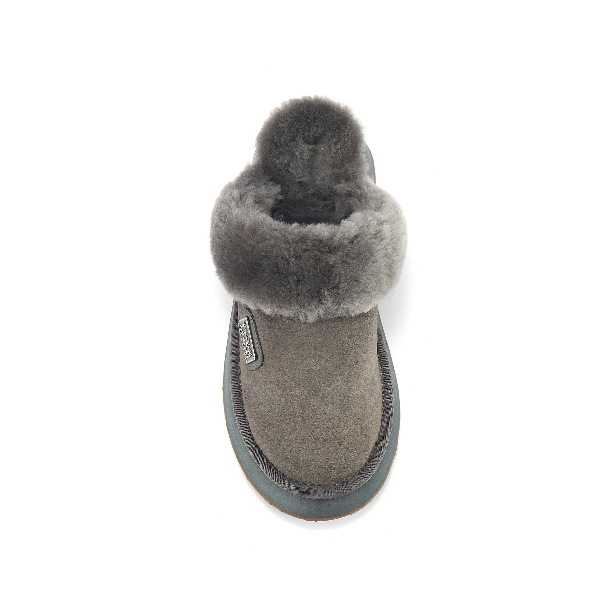 Women | Mule Platform Suede | Gray