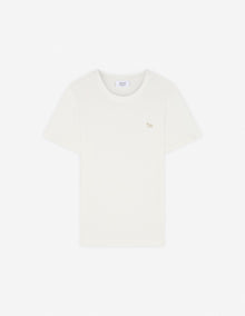 Womens | Baby Fox Patch Short-Sleeve Regular Cotton Tee-Shirt | Fresh Cotton