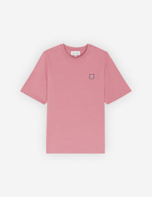 Womens | Bold Fox Head Patch Short-Sleeve Comfort Cotton Tee-Shirt | Rosebud